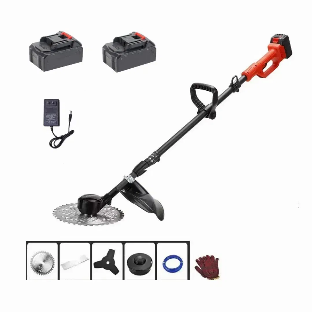 21V DC Lithium Battery String Trimmer Electric Brush Cutter with Blades TM-Gt309li