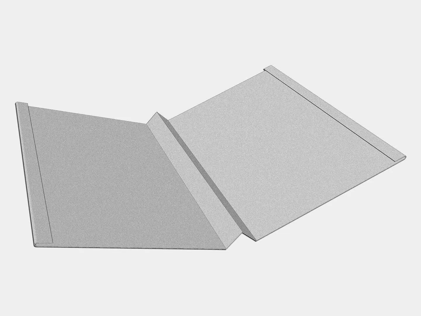 Standard W-Shape Roof Metal Valley Flashing with Safety Edge for Roof Building