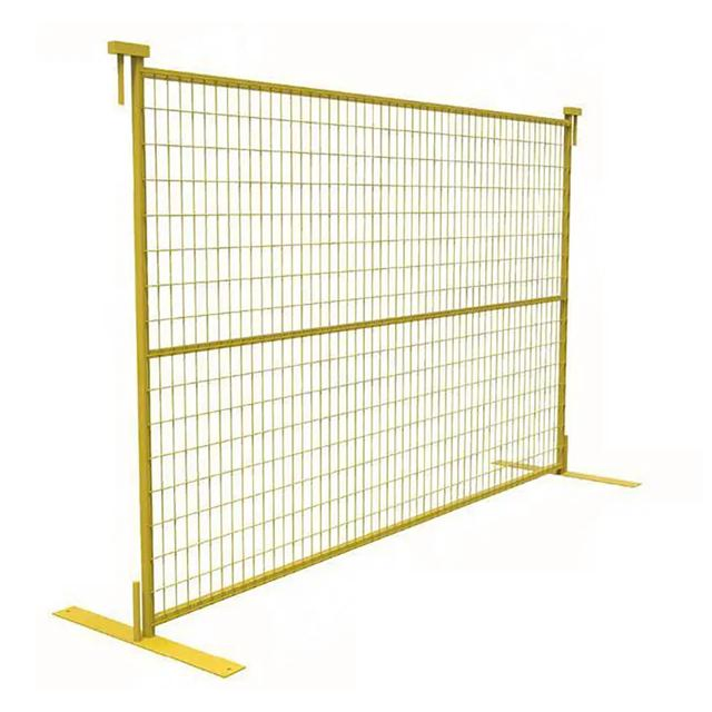 Canada Style Movable 6ftx10FT Galvanized Mobile Temporary Fence for Construction Site