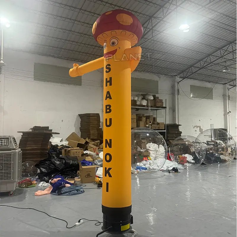 Custom Logo Outdoor Sky Wave Tube Man Inflatable Advertising Air Dancer with Blower