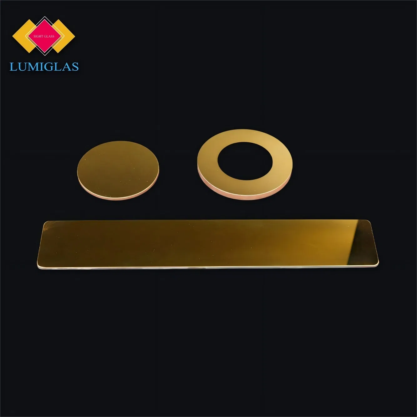 Elegant Gold-Plated Quartz Glass Decor for Modern Interiors