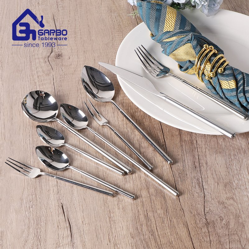 in Stock Premium Mirror Polishing 304 Stainless Steel Fruit Dinner Fork for Restaurant and Banquet Hall
