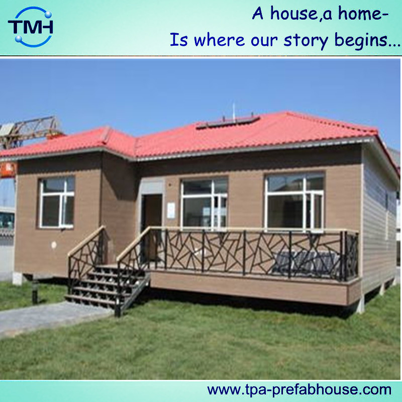 PVC Cladding Prefab Kit Home in The Countryside