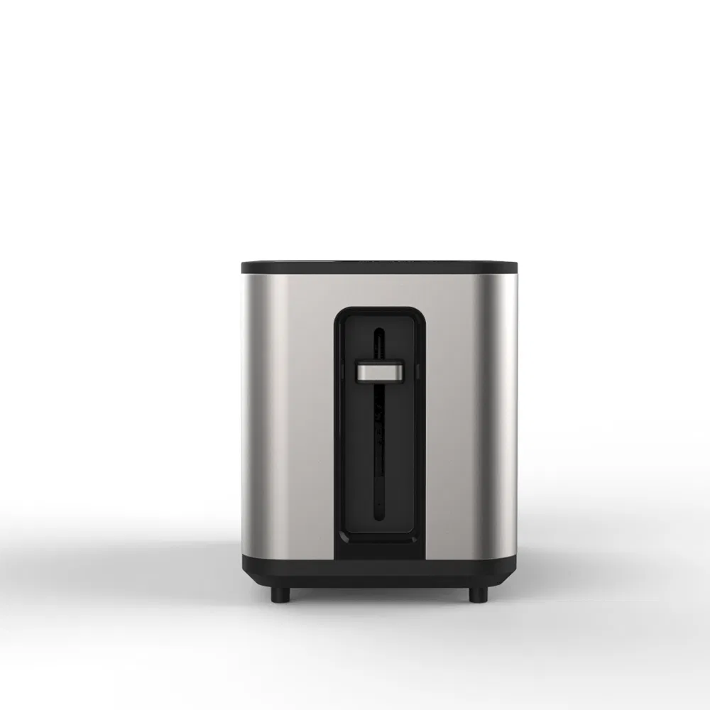 Toaster Manufacturer's Customization Domestic Stainless Steel 2-Slice Toaster with Colorful Display Screen Bread Toaster OEM/ODM