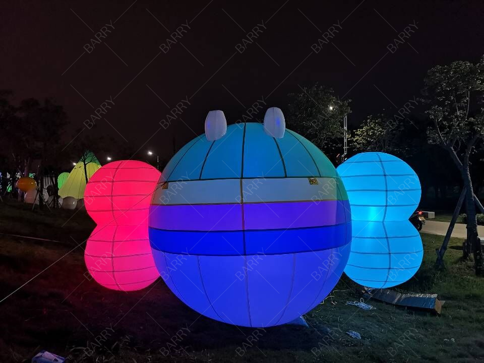 Super Character Inflatable Bee Light Year Cartoon Animal Model for Event Decoration