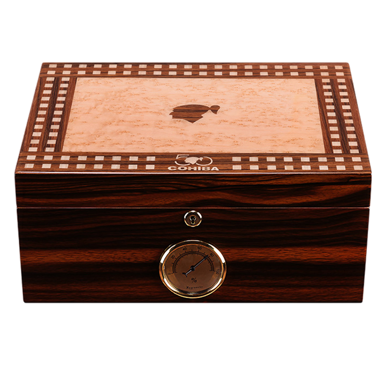 10 Mahogany Travel Cigar Box for 10 Cigars