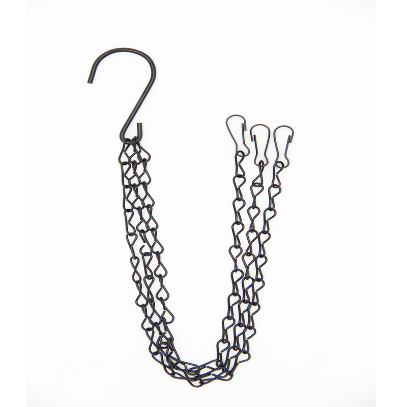 Black Hanging Chain for Hanging Bird Feeders, Planters