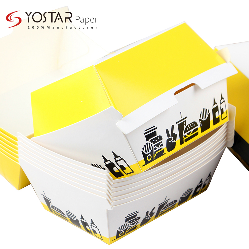 Hot-Selling Leakproof Hamburger Box for Restaurant Use