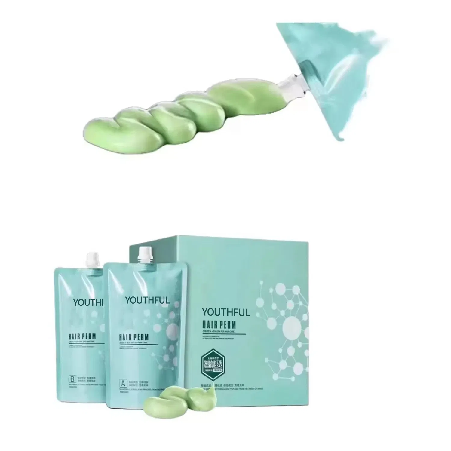 Permanent Hair Straightening Digital Perm Hot Iron Hair Straightening Cream