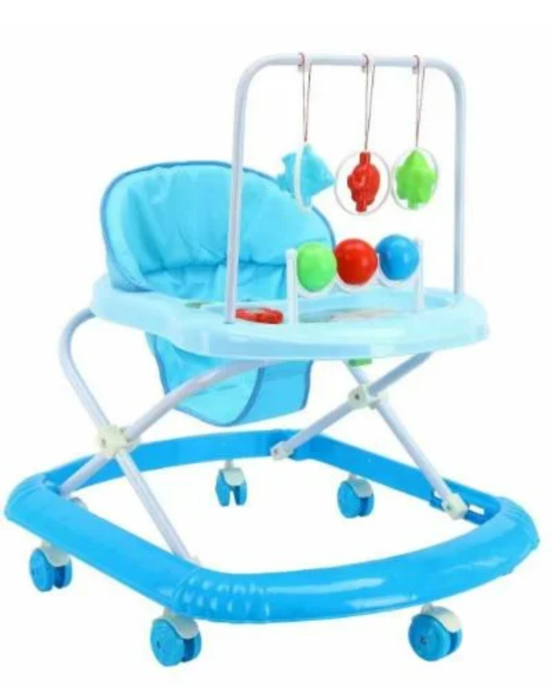 High Quality Portable 6-18months Single Seat Plastic Baby Walker