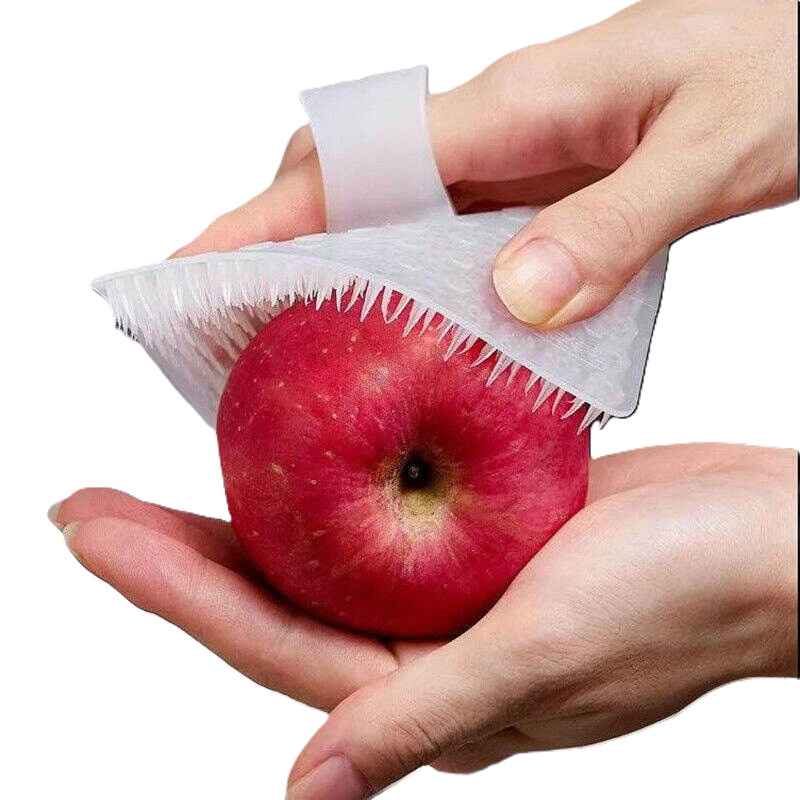 Multi-Functional Finger Sleeve Brush for Quick Produce Cleaning