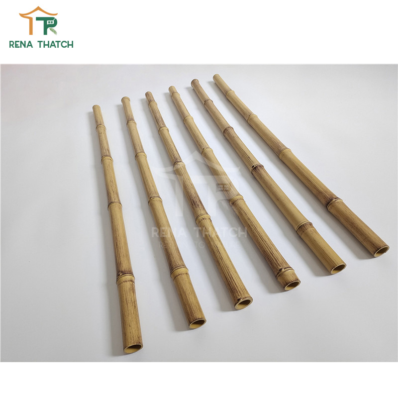 Durable Strong Artificial Bamboo Pole Plastic Bamboo Stick Stake Canes Synthetic Bamboo