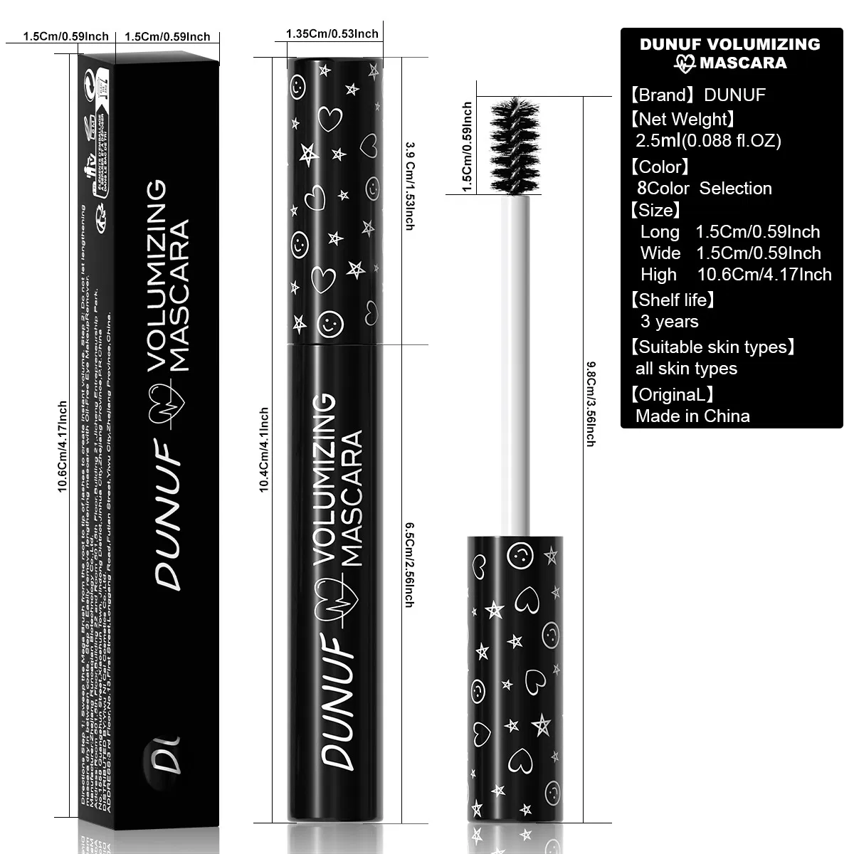 Cream Form Mineral Mascara Waterproof Tubing Formula for Private Label Cruelty Free