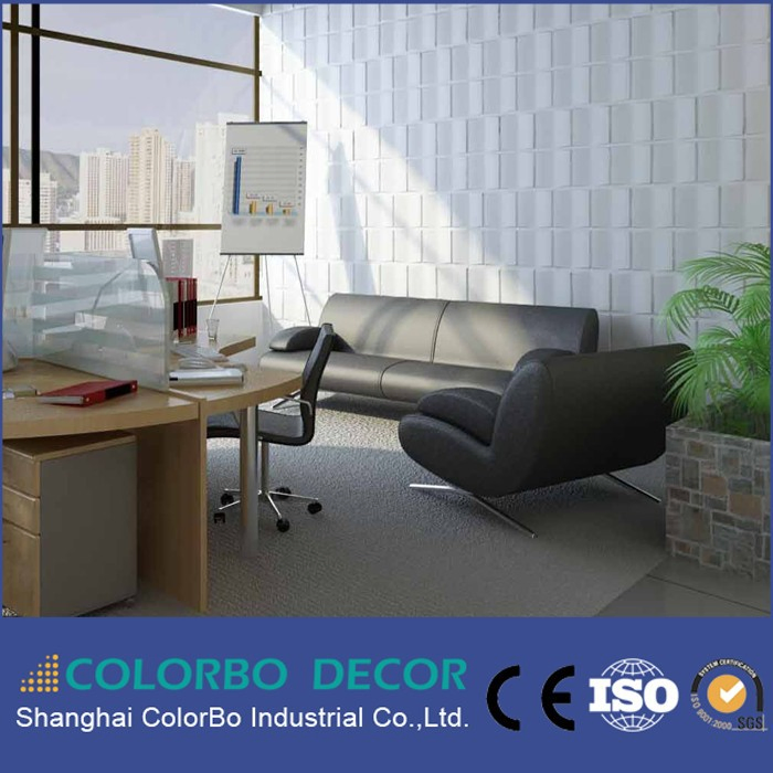 Simple 3D Decorative Wall Interior Wall Panel MDF Decorative Panel