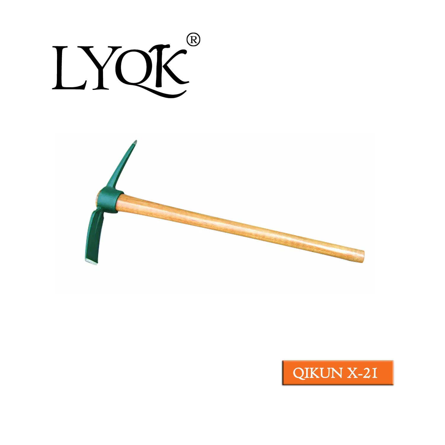 X-18 High Quality Rail Steel 65mn Agriculture Farm Garden Hardware Hand Tools Pick Head Mattock Pickaxe