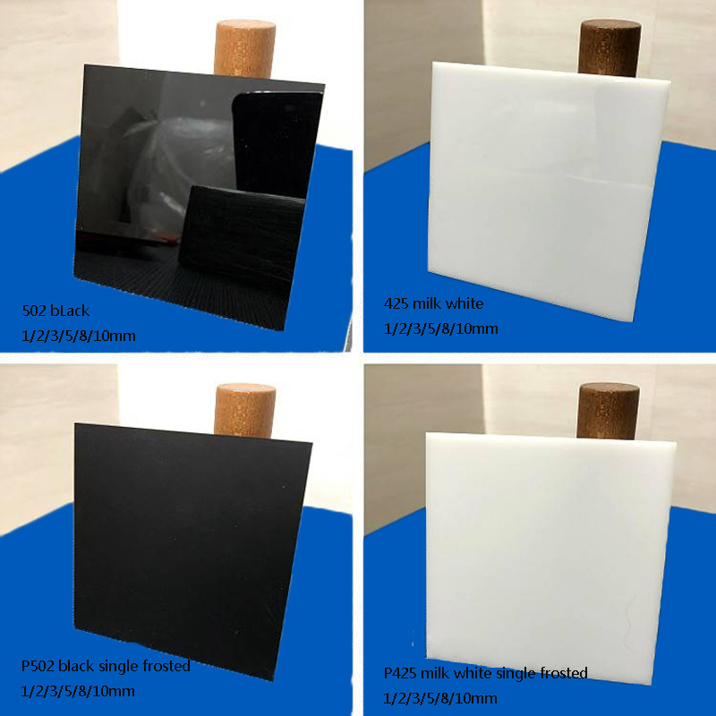 Frosted Dark Brown Counter Top Display Board Perspex Acrylic Sheet 4*8 2/3/5mm