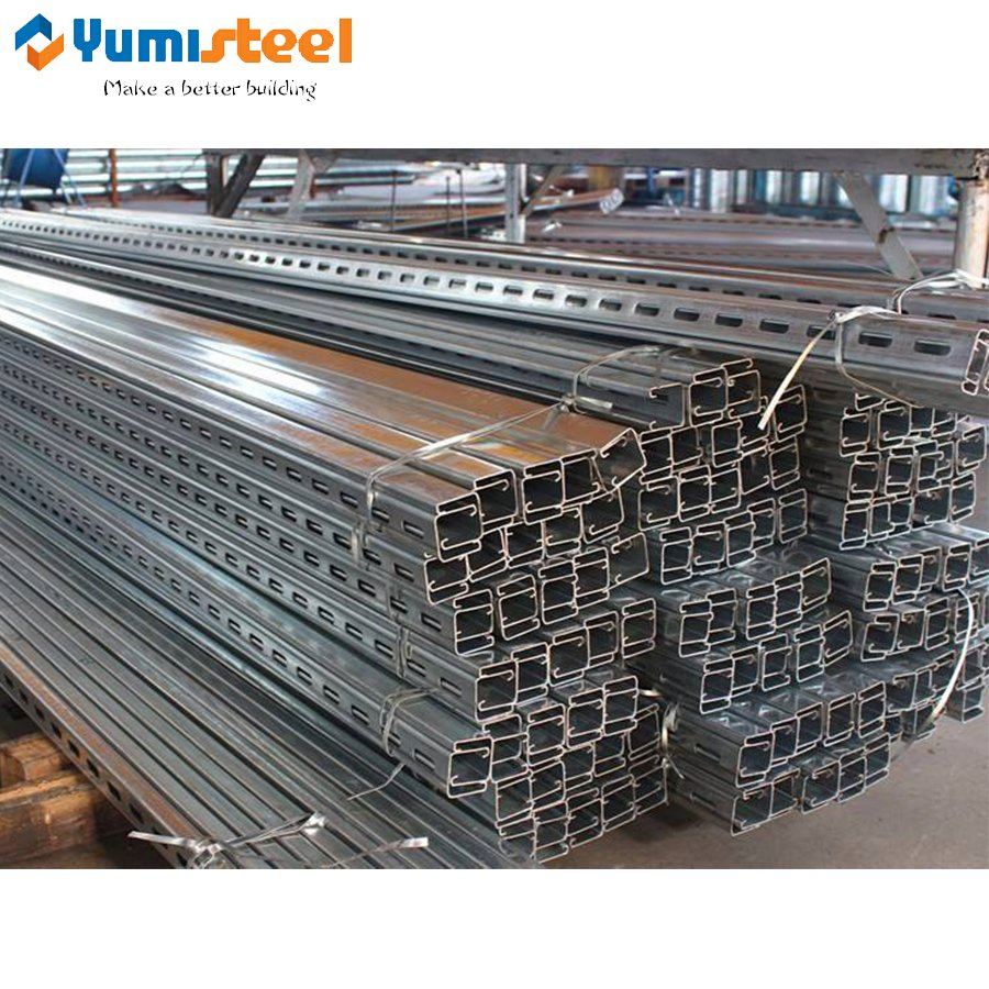 High Strength Galvanized C Section C80-C250 Purlins for Constrcutions