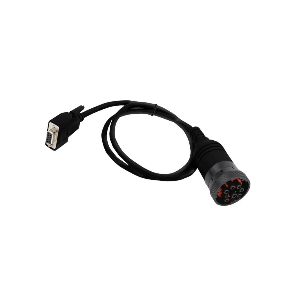 Кабель OBD2 OBD II J1939 9 Pin Deutsch для авто, черный