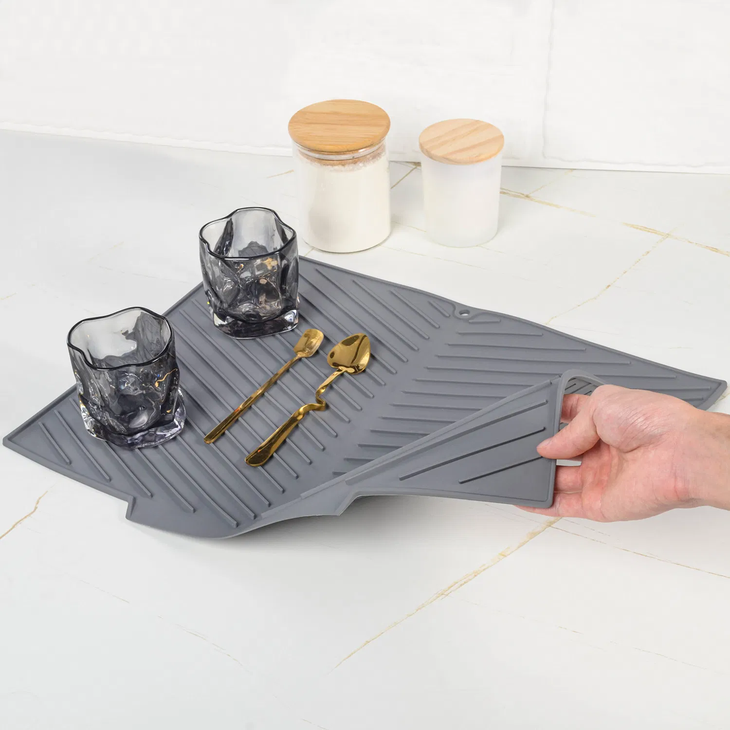 Силиконовый коврик для раковины, нескользящий, многоразовый