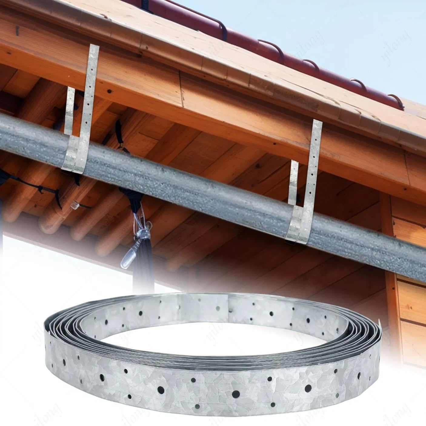 Duty Galvanized Strap for Wooden Building Connections and Structural Bracing Solutions