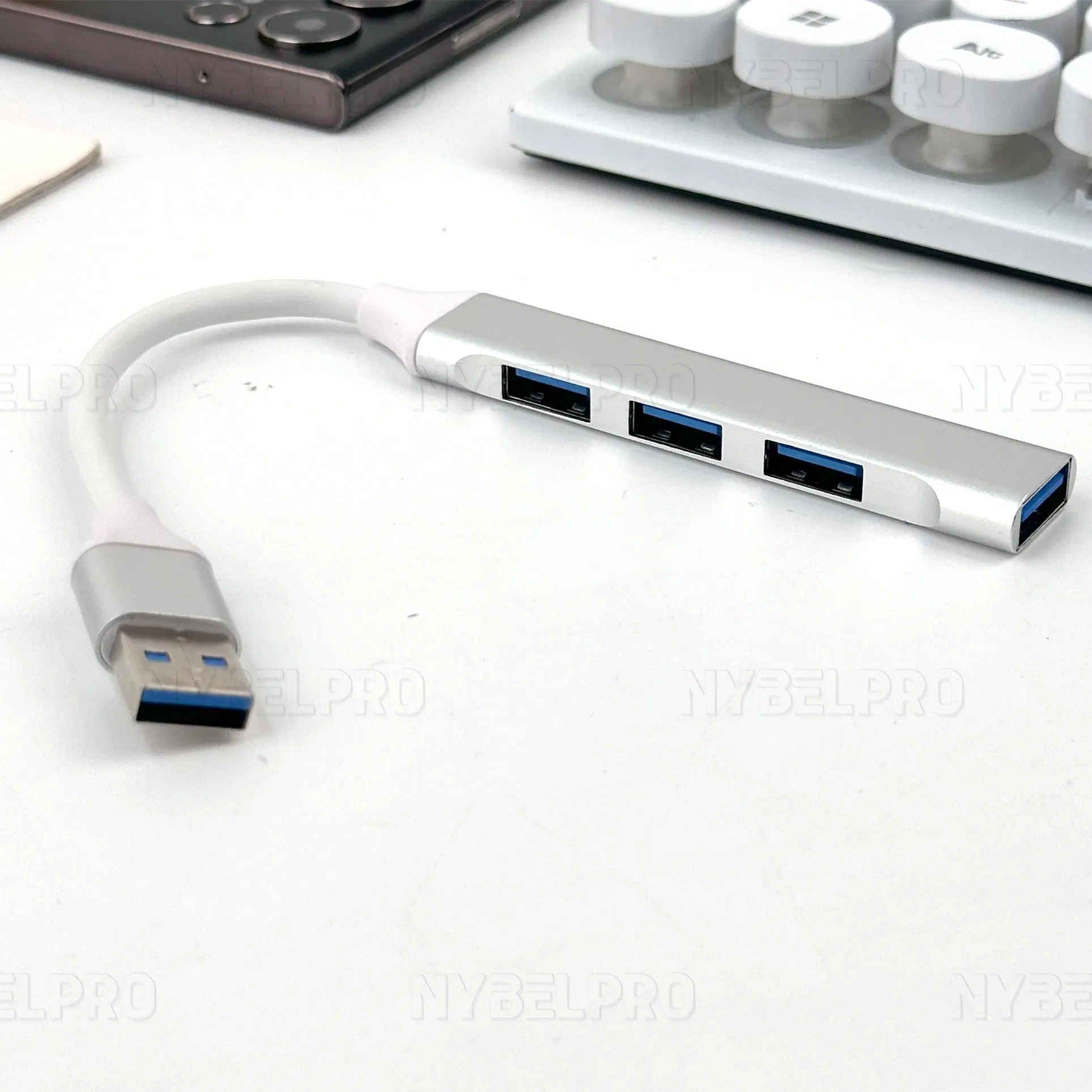 Док-станция USB 4 порта для телефона, планшета, ноутбука