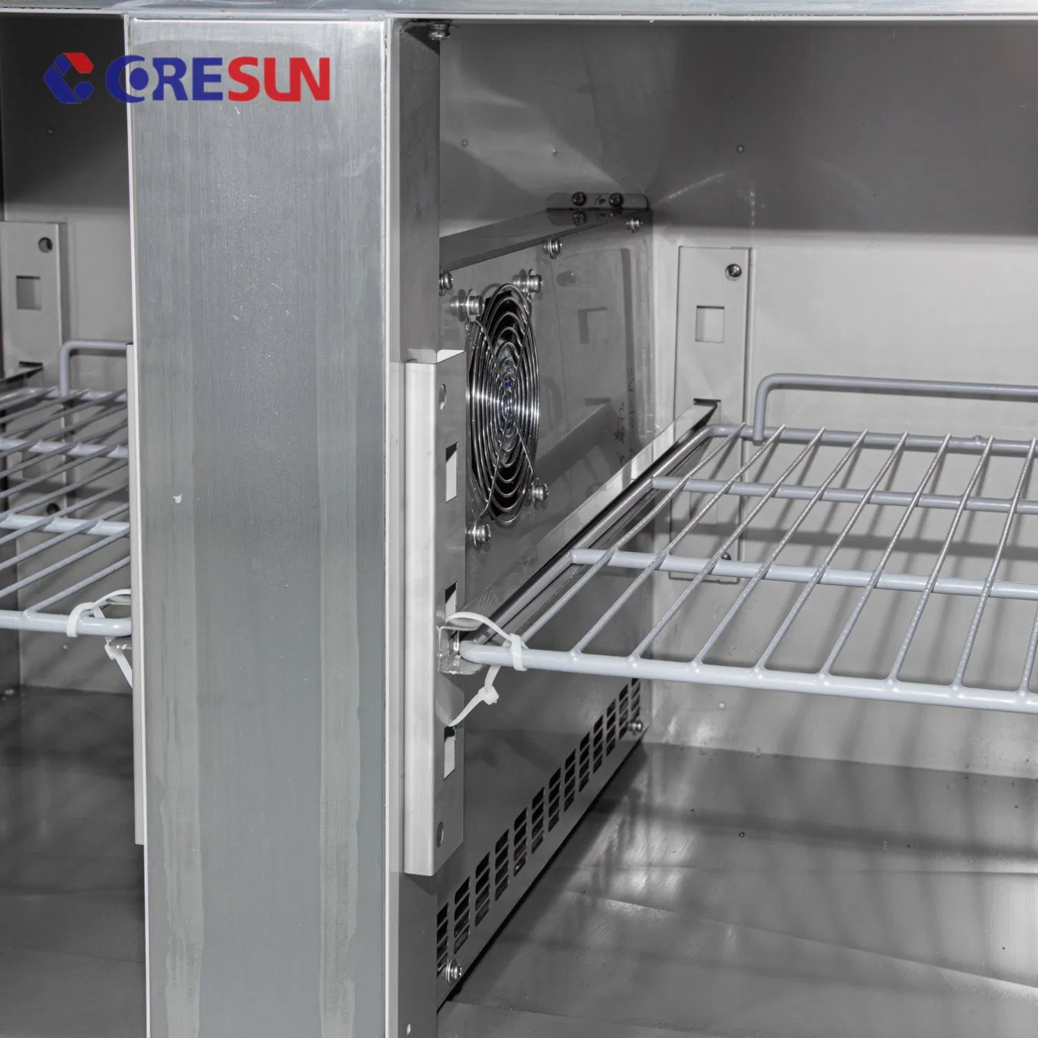 Auto Defrost Easy Clean Marble Stone Undercounter Refrigerated Counter Chiller