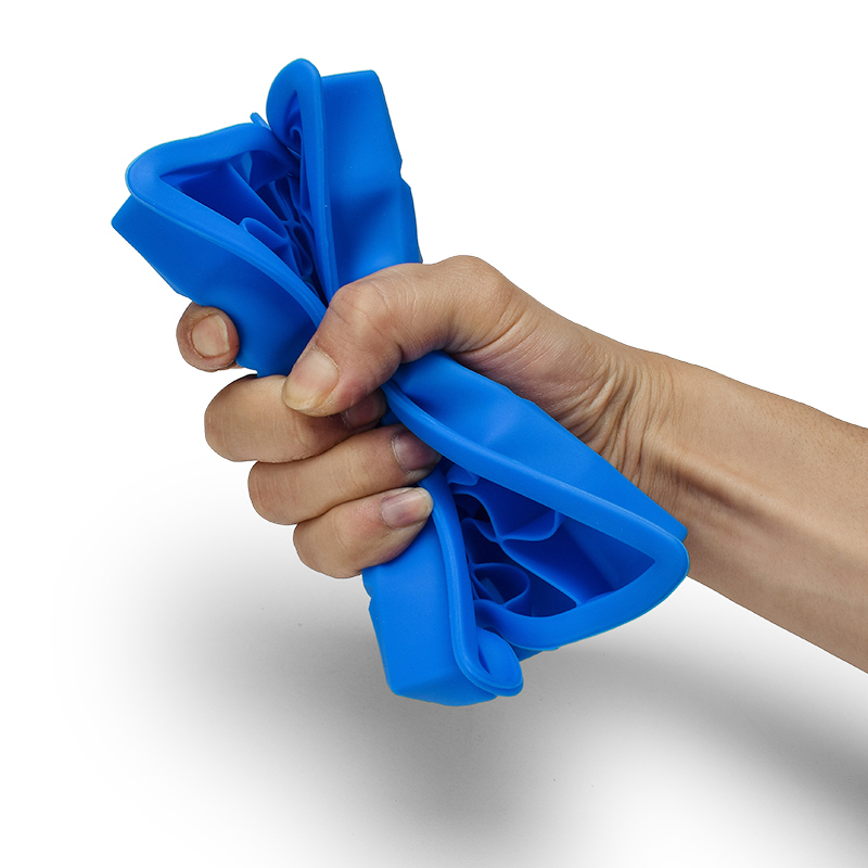 BPA Free Reusable Silicon Ice Cube Trays Flexible Easy Release Cube Silicone Mold Ice Case