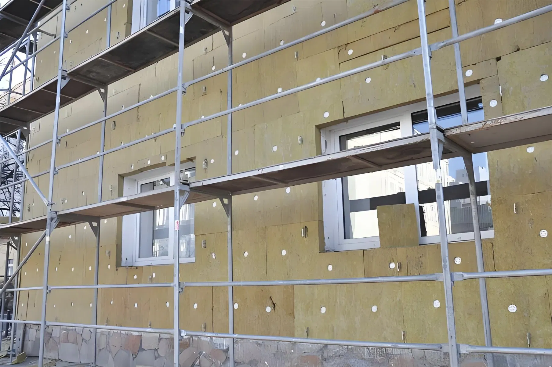 Exewool Curtain Wall Rockwool Board / Heat & Thermal Insulation Material / Factory/ Soundproof & Fireproof