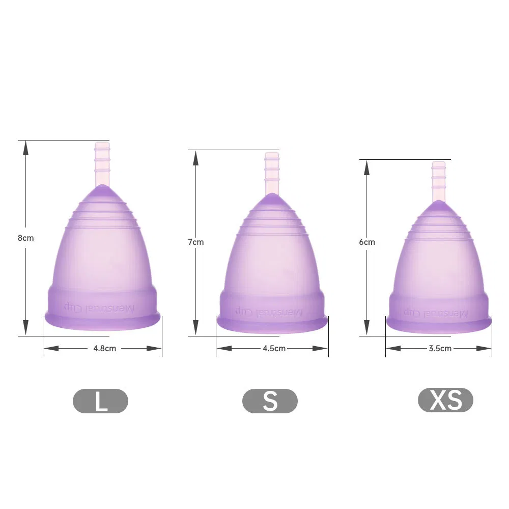 Manufacturers Custom Wholesale Foldable Reusable Period Medical Silicone Eco Friendly Menstrual Cup