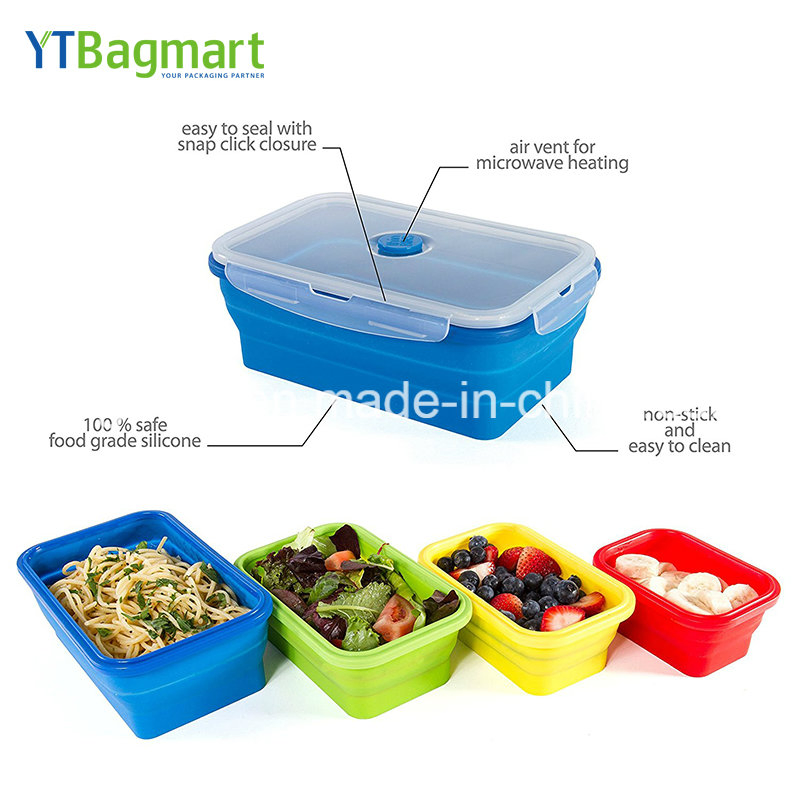 Food Grade Collapsible Silicone Food Container/Box