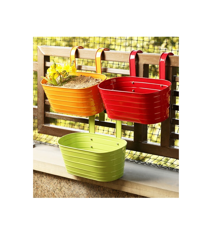 Горшки металлические декоративные комнатные уличные