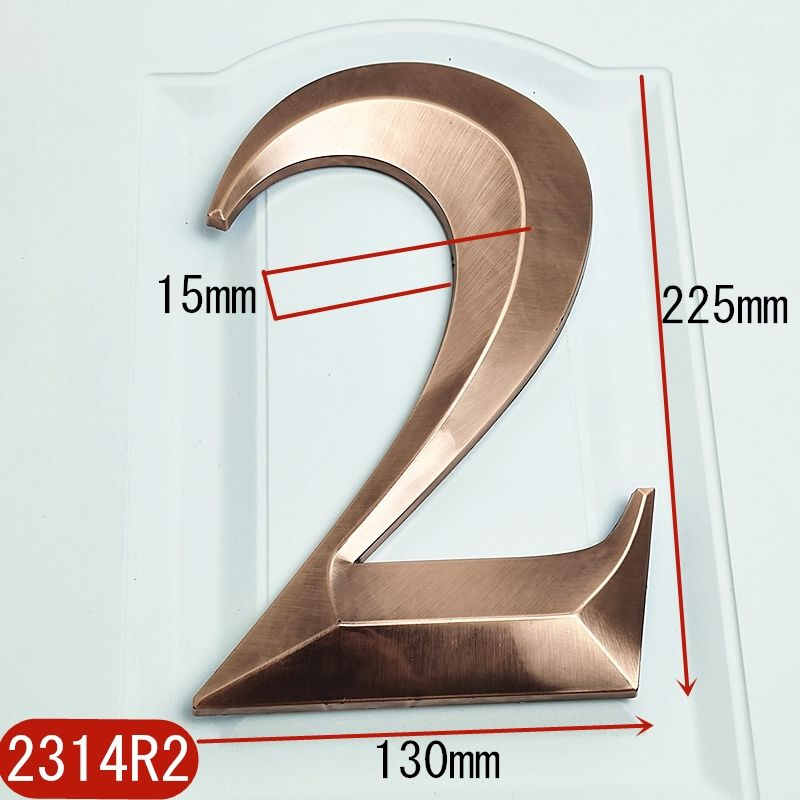 Customized Door Plates for Home Gates Hotel Room Personalized Digits House Number Letter Door Number Sign