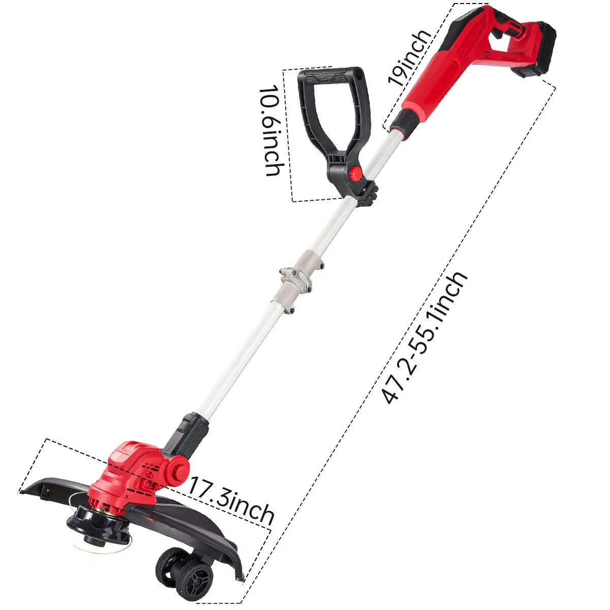 Аккумуляторная самоходная газонокосилка 18 дюймов