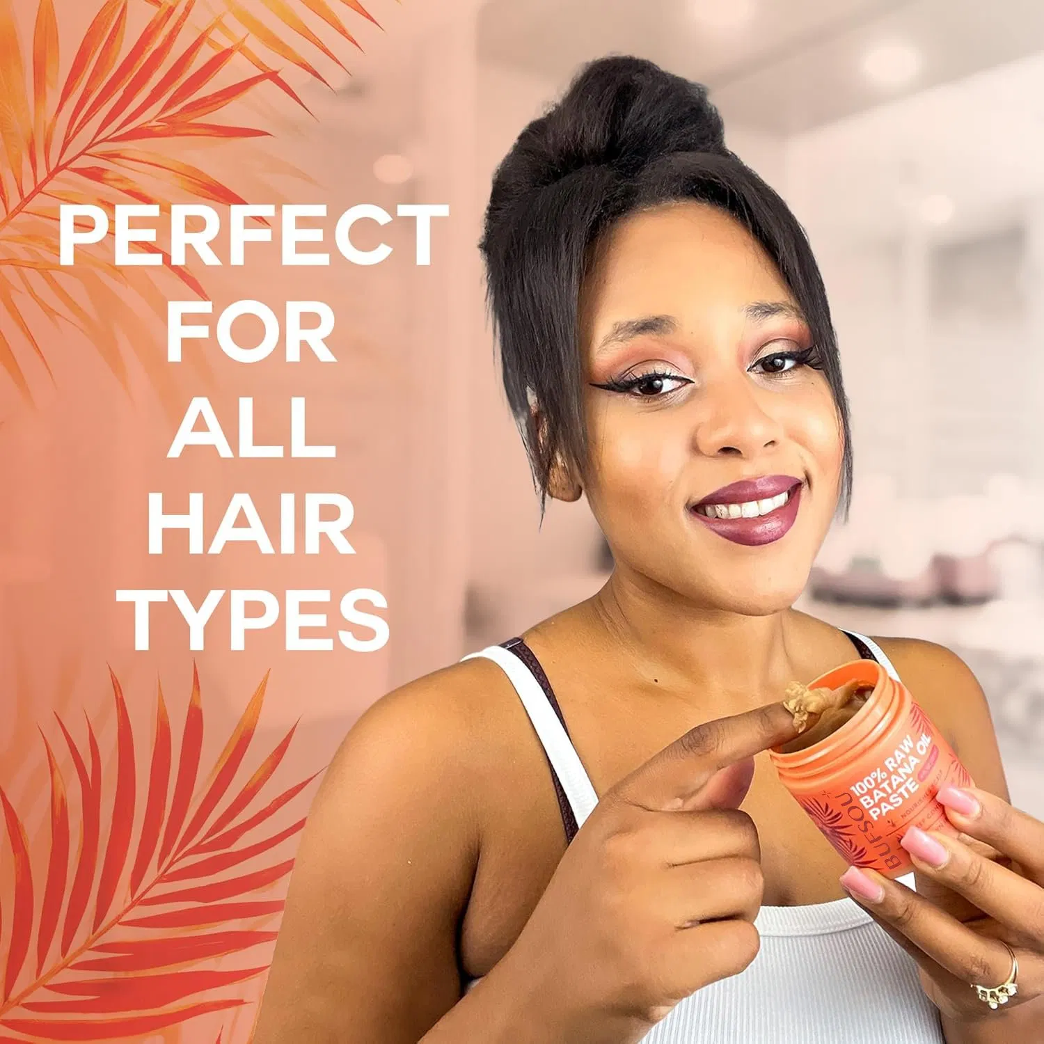 Thicker, Healthier Natural Hair Treatment Private Label Organic Nourishing Hair Growth Batana Hair Oil