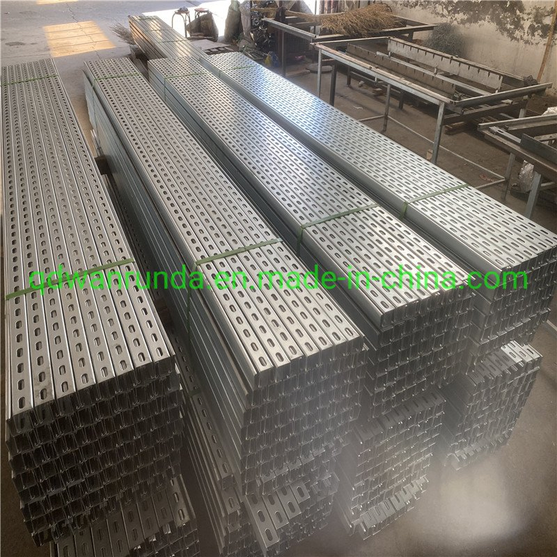 Durable 41X41X1.5mm Galvanized Steel Bracket for Solar Panels