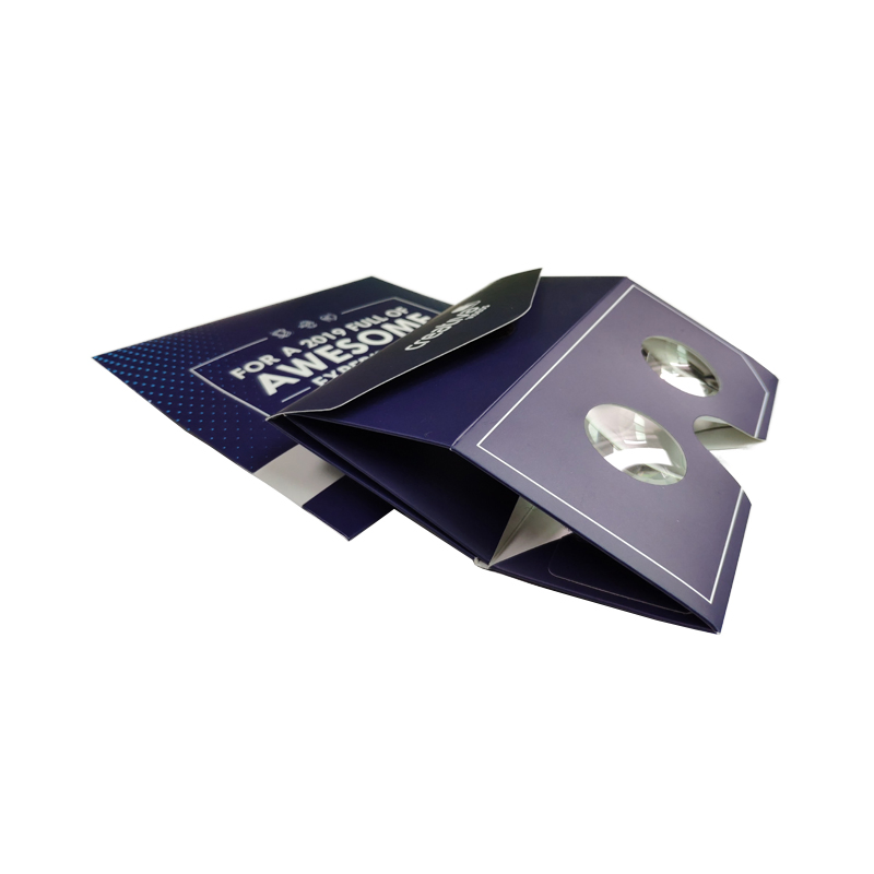 2025 Promotional Items with Logo Custom Virtual Reality Box 3D Cardboard Vr Glasses Vr Headset for Smartphone Android and Ios