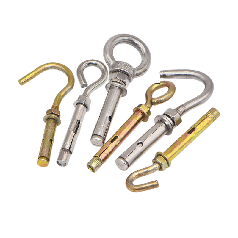 Heavy Duty Chrome Steel Concrete Expansion Bolt Lifting Eye Bolt Hook Anchor