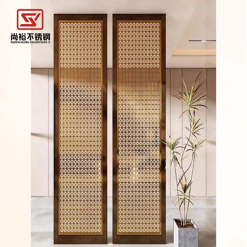Metal Screen Restaurant Wall Panel Screen Home Screen Cutting Stainless Steel Partition