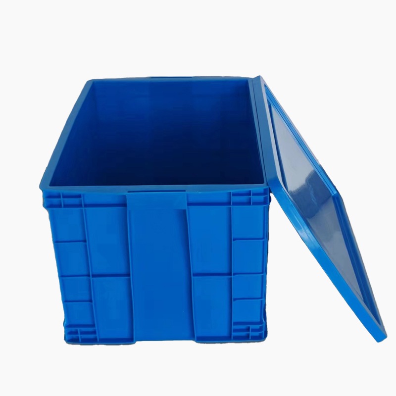 Mesh Stackable Handle Nestable Plastic Moving Crate Harvest Storage Food Basket