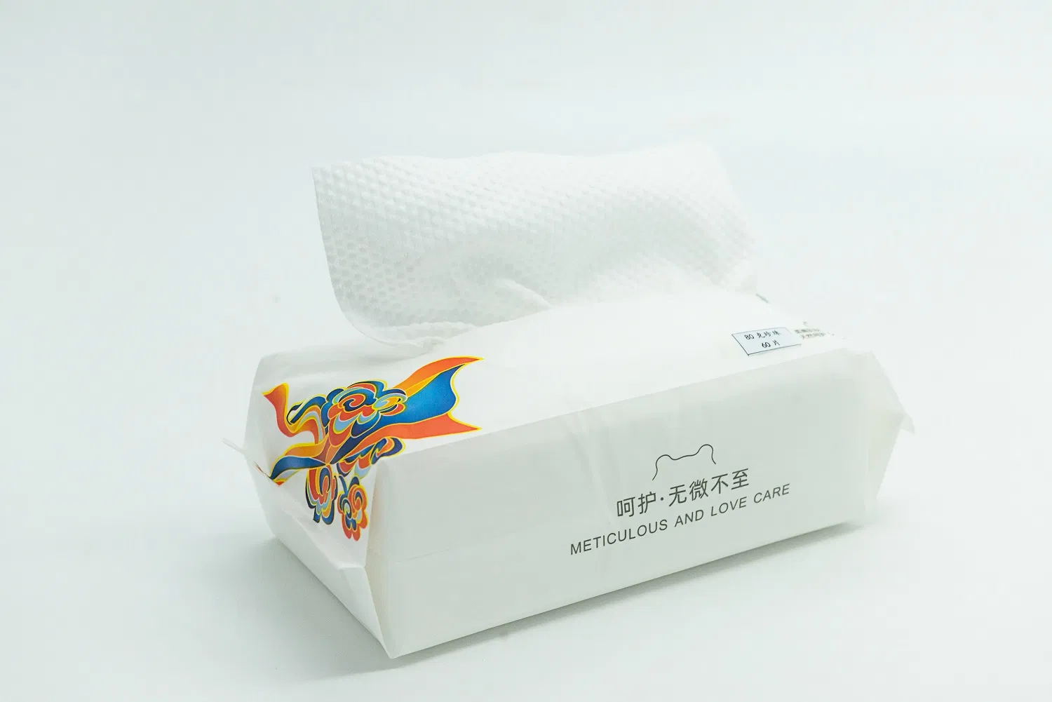 Disposable 100% Pure Cotton Soft Tissue with Excellent Water Absorption