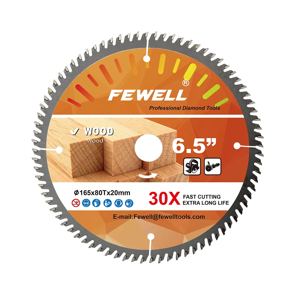 Пильный диск TCT 165x80T 20мм для дерева