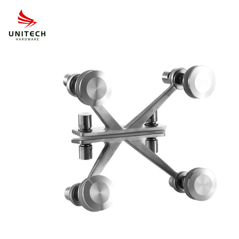 Stainless Steel 304 Heavy Duty K Shape Glass Spider Fitting Connector
