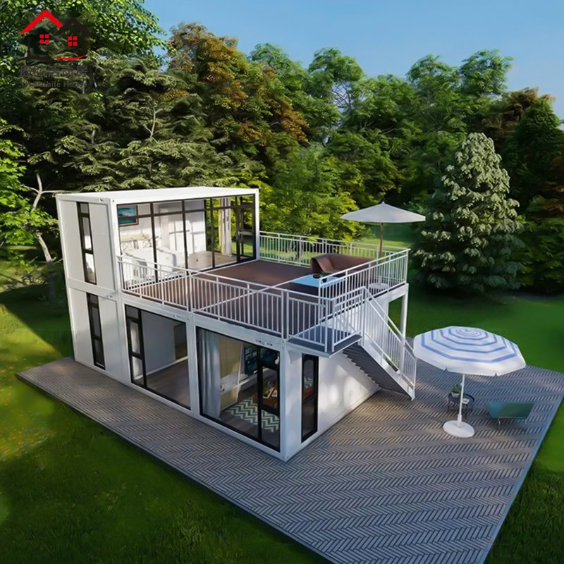 Easy to Move and Install 20FT Foldable Collapsible Flat Pack Container House with Bathroom