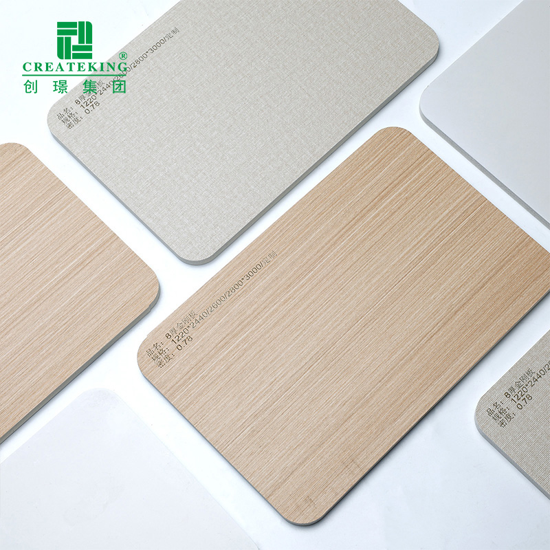 China Factory Wholesale 1220*5/8/9mm Pet Film Laminated Anti-Mildew WPC Marble Wall Panels