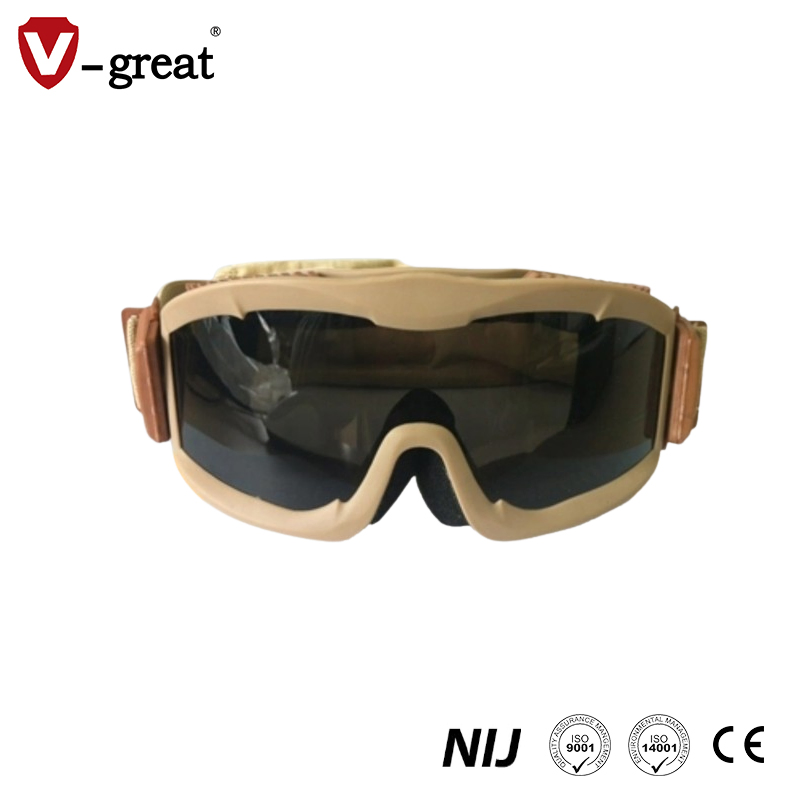 Advanced Combat Eyewear PC Material Anti-Fog Secure Tactical Shooting Glasses
