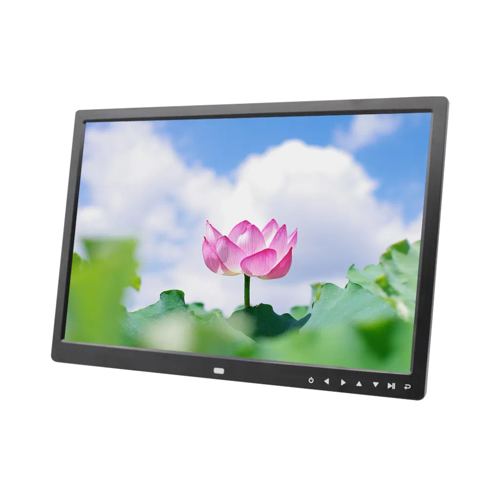 17-Inch AV-in HDMI-in 1080P HD Display Touch Button Control Digital Photo Frame