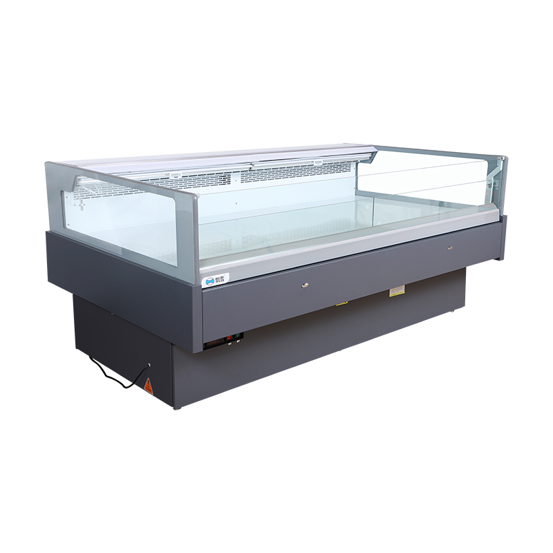 Commercial Supermarket Fresh Meat Display Chiller Food Freezer Deli Food Remote Type Square Glass Door Showcase Refrigerator