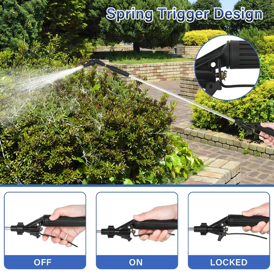 Lightweight Telescopic Knapsack Sprayer Wand with Thumb Control for Garden Agricultural