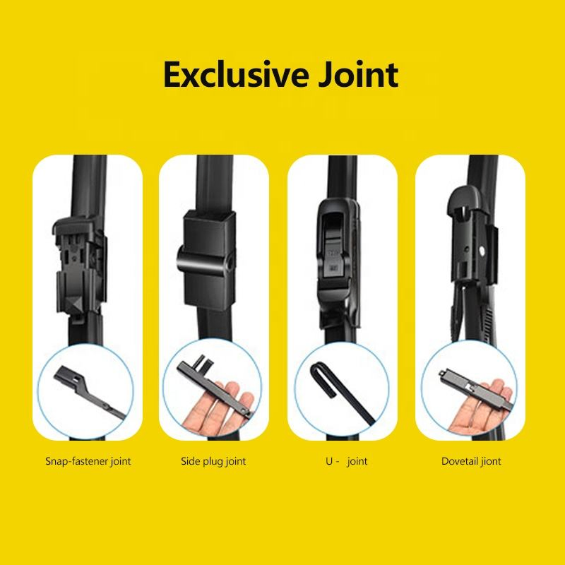 Универсальные стеклоочистители J/U-Hook из мягкого силикона