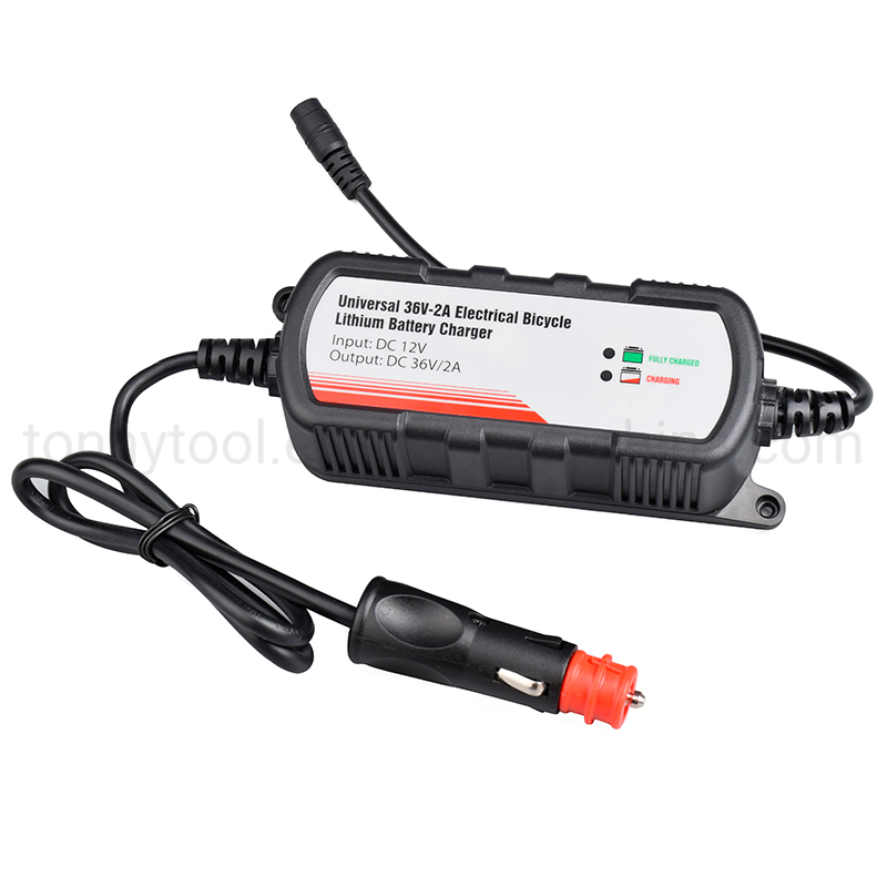 Intelligent 36V Lithium Battery Charger with Overcharge Protection & LED Indicator